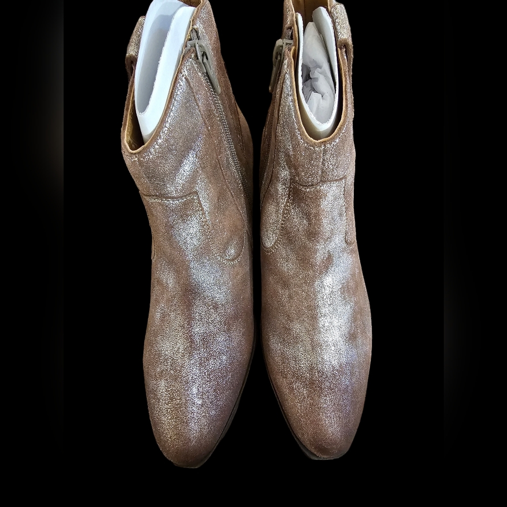 Seychelles Upside Boot In Distressed Pewter Suede… - image 3